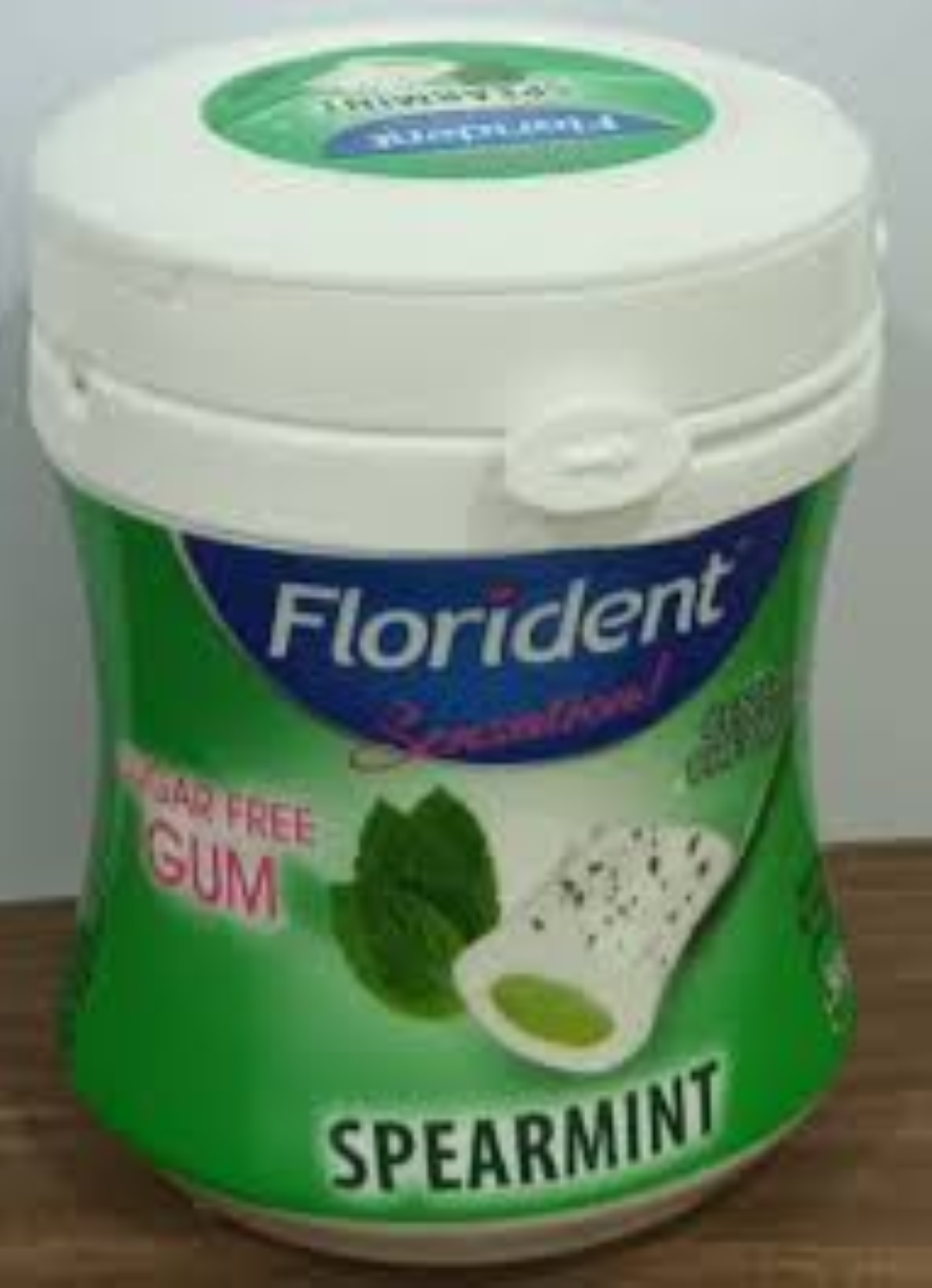 FLORIDENT SEN SPEARMINT S/FREE JAR 90G